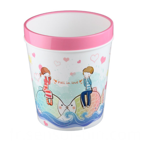 Cartoon Printing Fashionable Toilet Pail /Paper Basket (FF-5212)